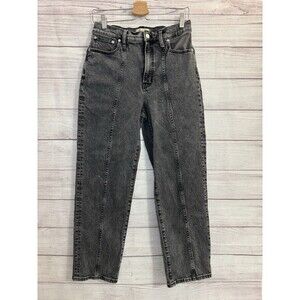 Madewell The Perfect Vintage Straight Jean Black Wash Women's Size 29